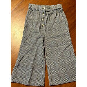 Lulaland Brooklyn 4T Houndstooth Cotton Button-Front Pants For Toddlers